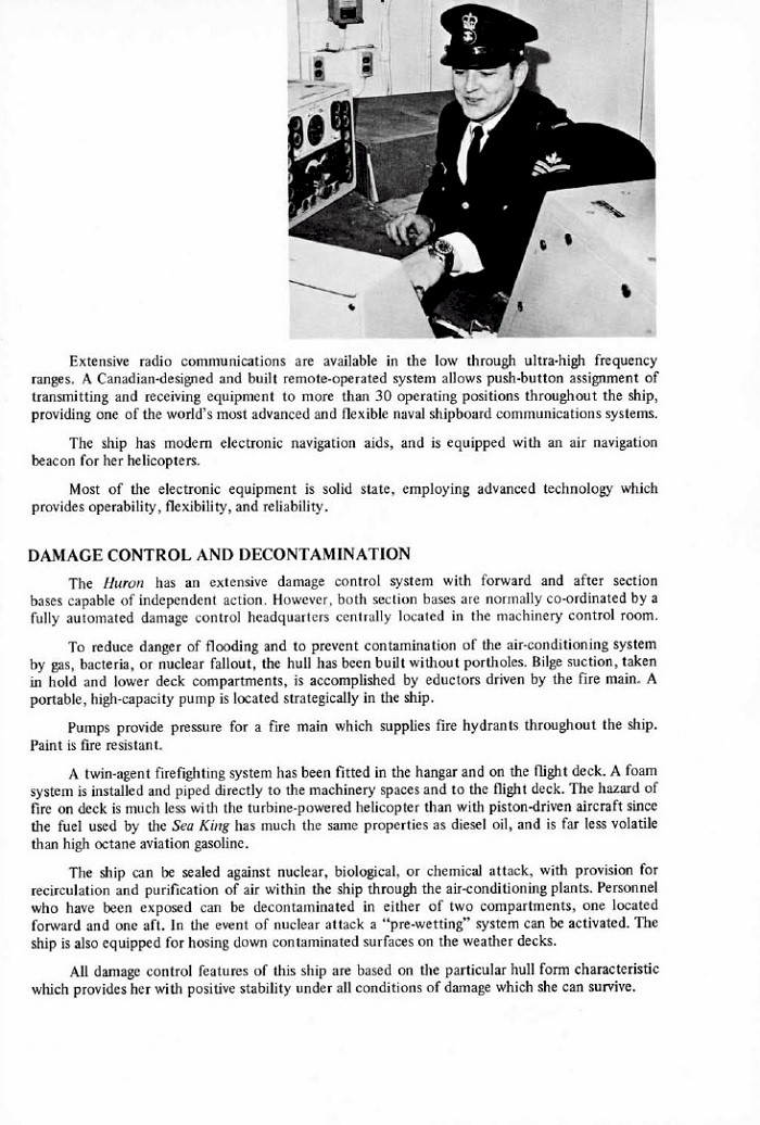 HMCS HURON COMMISSIONING BOOKLET - Page 10