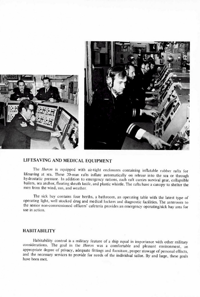 HMCS HURON COMMISSIONING BOOKLET - Page 11