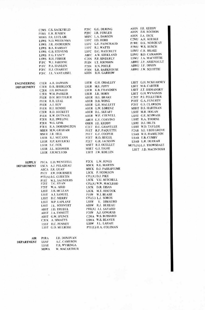 HMCS HURON COMMISSIONING BOOKLET - Page 14