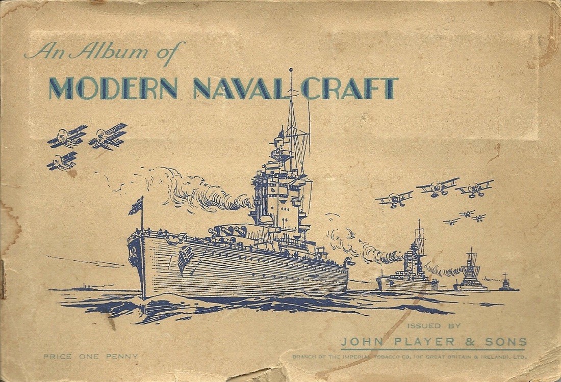John Player & Sons - Album of Modern Naval Craft - Cover