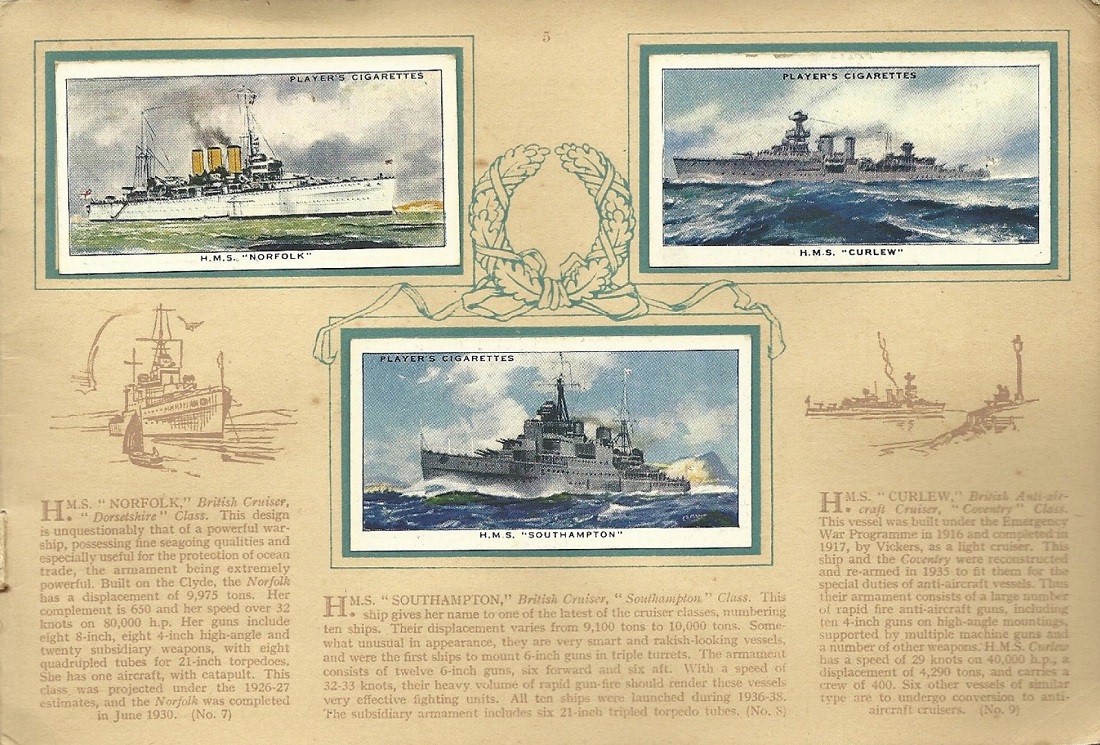 John Player & Sons - Album of Modern Naval Craft - Page 5