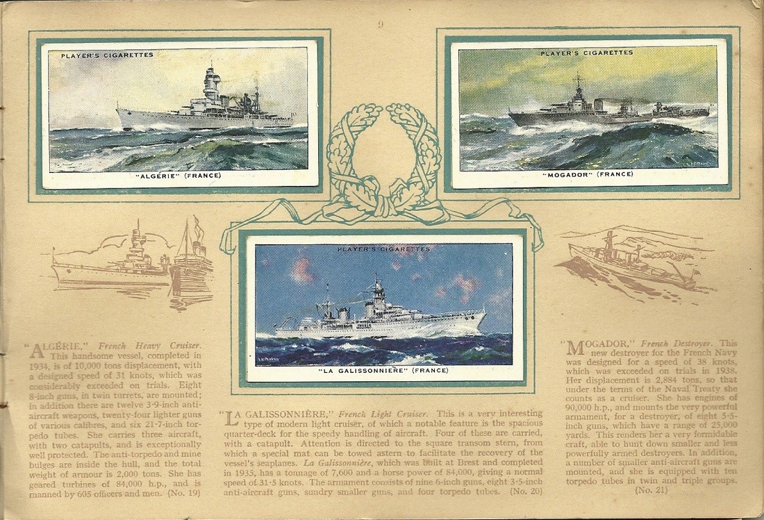 John Player & Sons - Album of Modern Naval Craft - Page 9