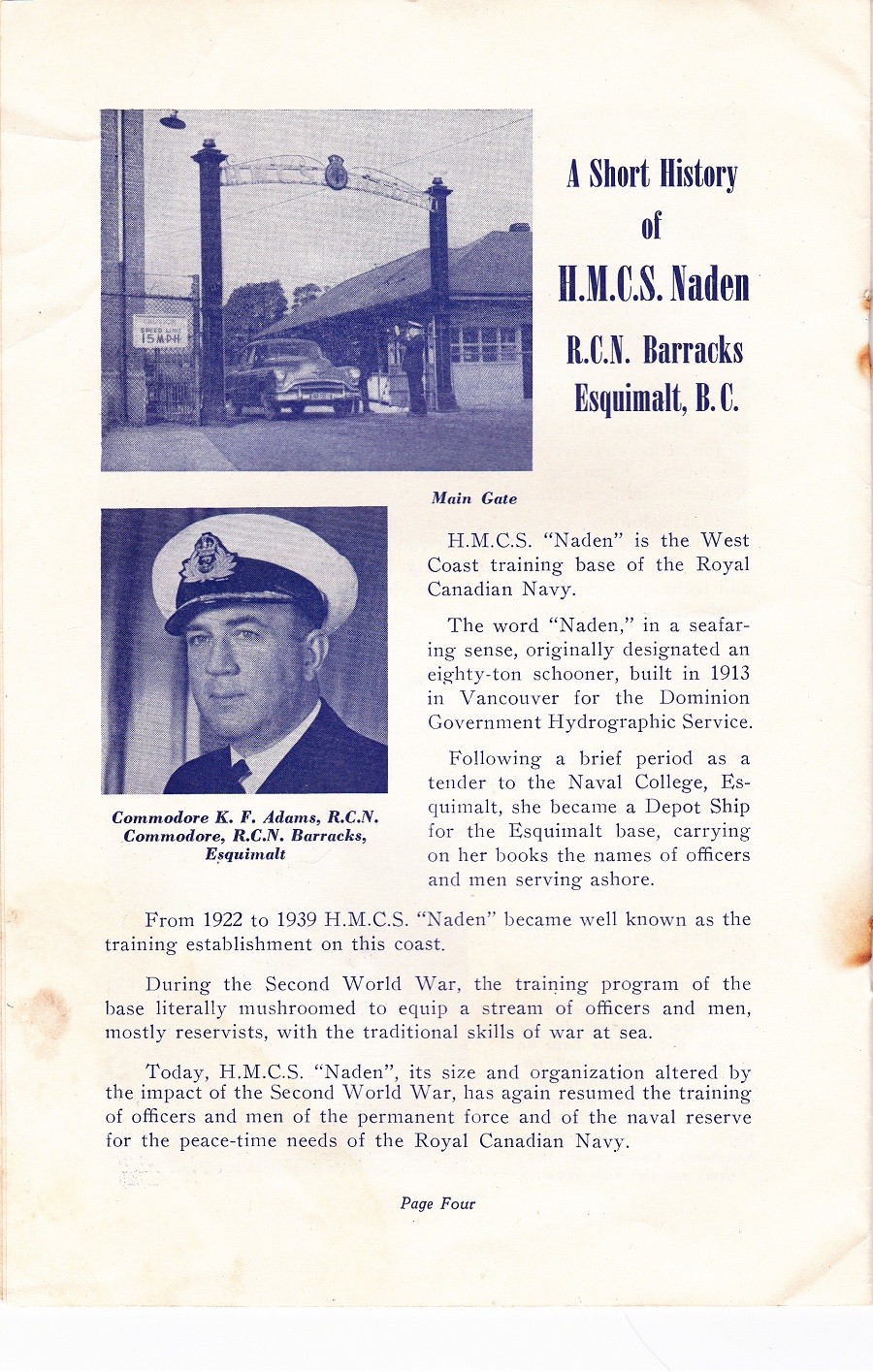 RCN NAVY DAYS 26 July 1952 - Page 2