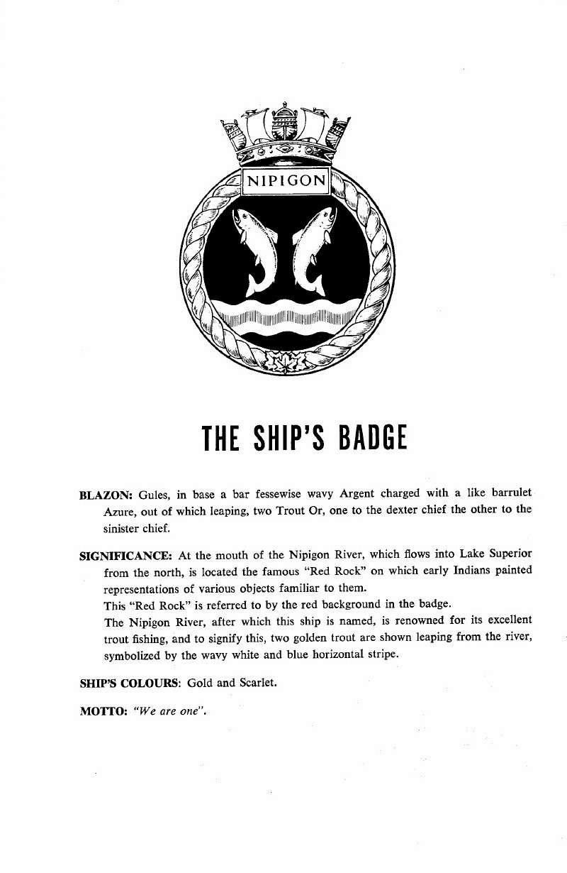 HMCS NIPIGON 266 - Commissioning Book - Page 13