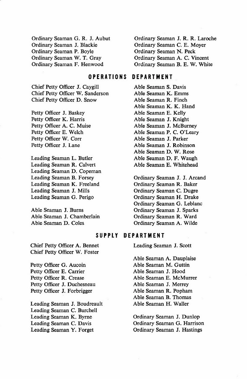 HMCS NIPIGON 266 - Commissioning Book - Page 17