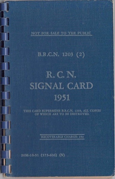 Signal Card 1951 - Cover