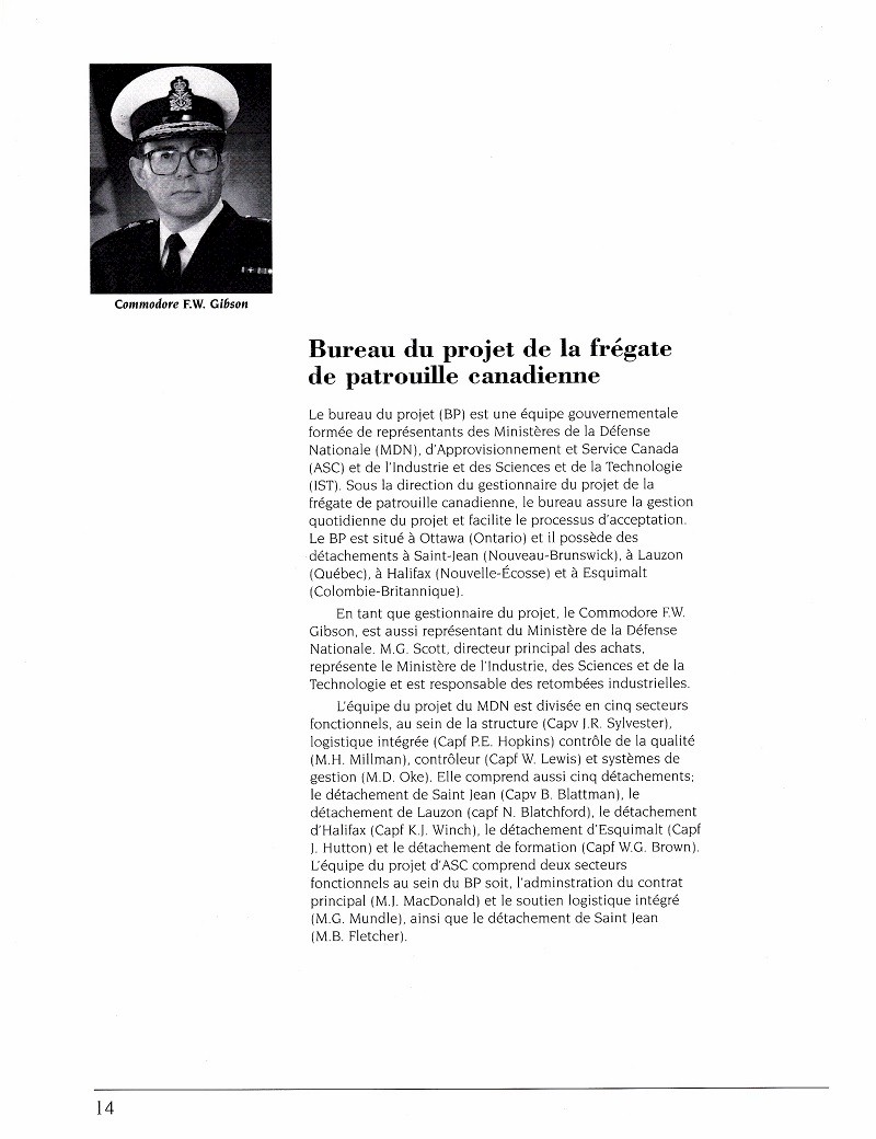 HMCS VILLE DE QUEBEC 332 - COMMISSIONING BOOKLET - Page 14